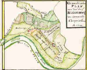 Geometrischer Plan von dem Bleischwitz - Der Commenda Corporis Christi - Plan wsi